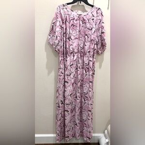 Nine West Pink, white and Black dress